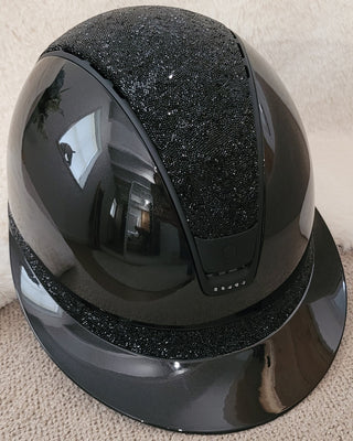 Samshield 2.0 Casque d'équitation Miss Shield Shadowglossy Ultra Fine Rock 5 x Swat Noir