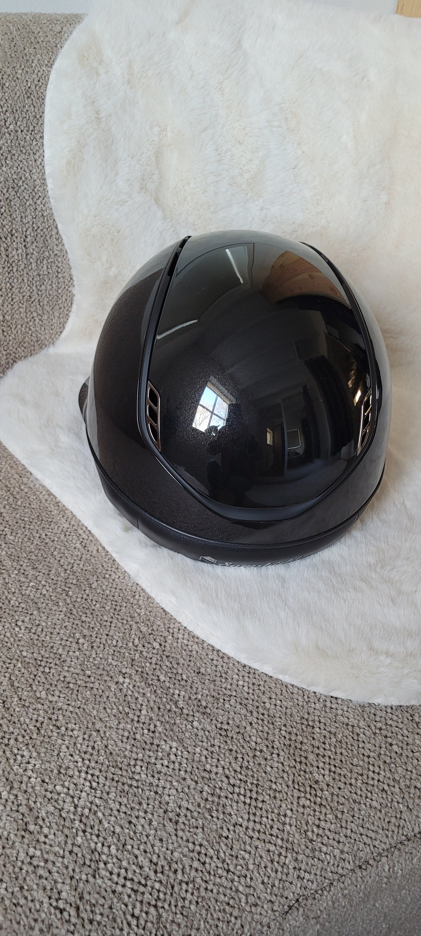 Samshield 2.0 Casque d'équitation Miss Shield Shadowglossy Crystal Blazon Noir
