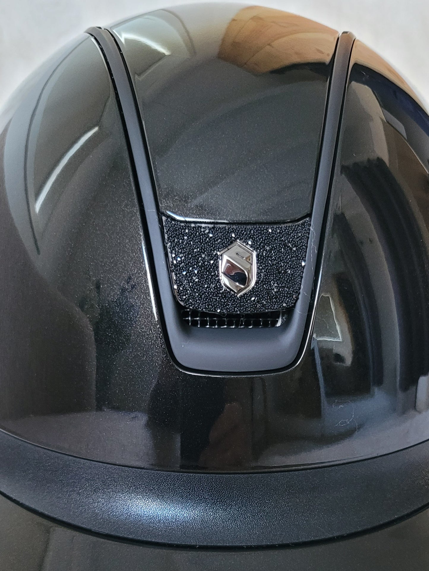 Samshield 2.0 Casque d'équitation Miss Shield Shadowglossy Crystal Blazon Noir