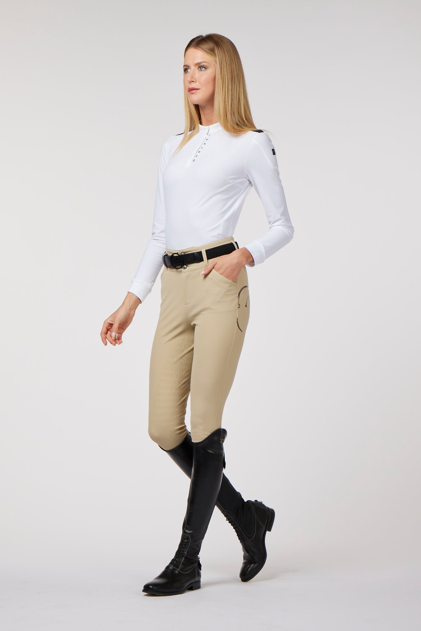 Vestrum wedstrijdshirt lange mouwen dames Trapani Wit