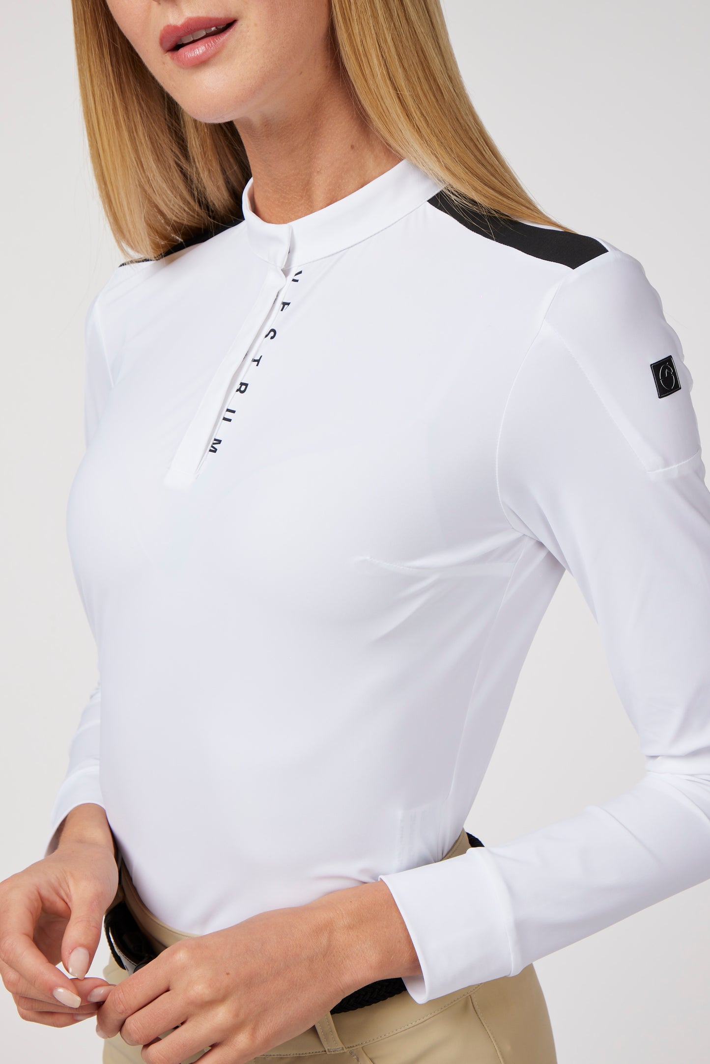 Vestrum wedstrijdshirt lange mouwen dames Trapani Wit