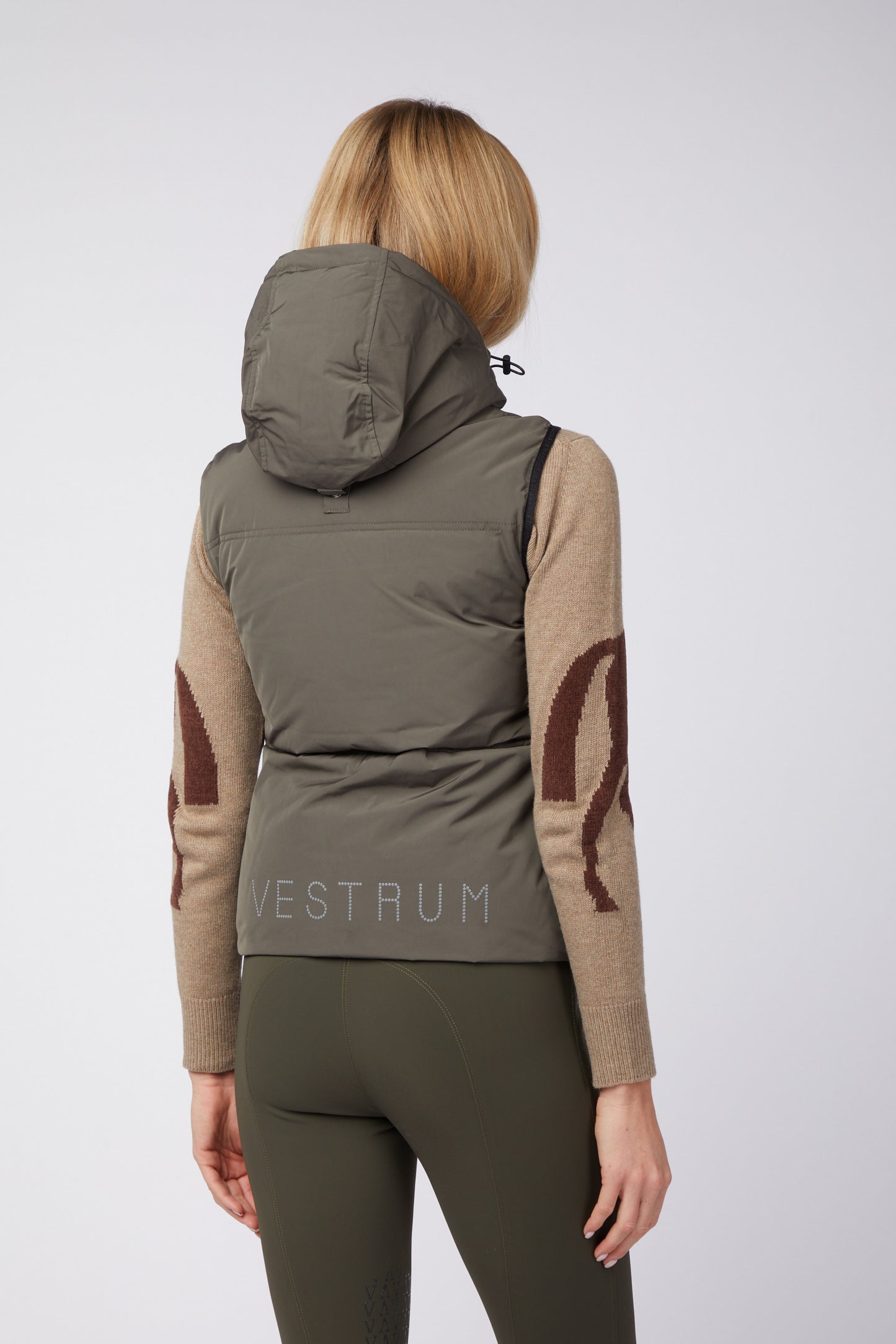 Vestrum padded vest dames Herne Dark Olive