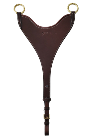 TRUST Stockholm dichte martingaalvork Hard BIB gouden gespen Bruin