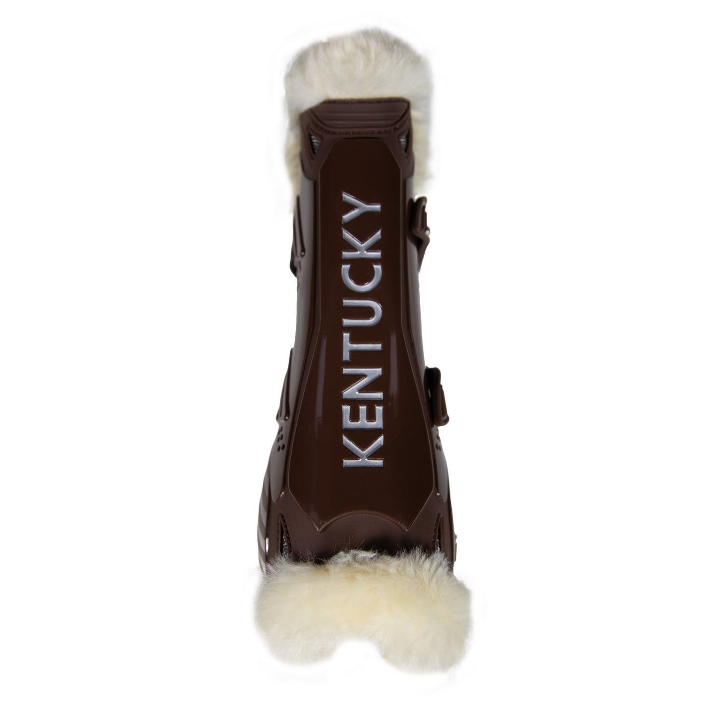 Kentucky Horsewear Peesbeschermers Bamboo Elastic Vegan Sheepskin Bruin