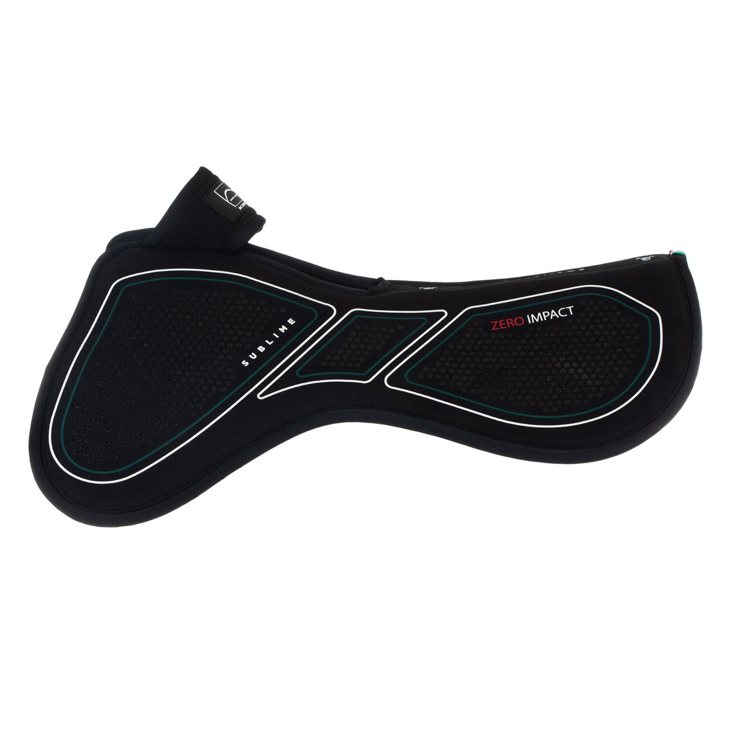 Acavallo Zero Impact Withers Free half pad zadelonderlegger zwart