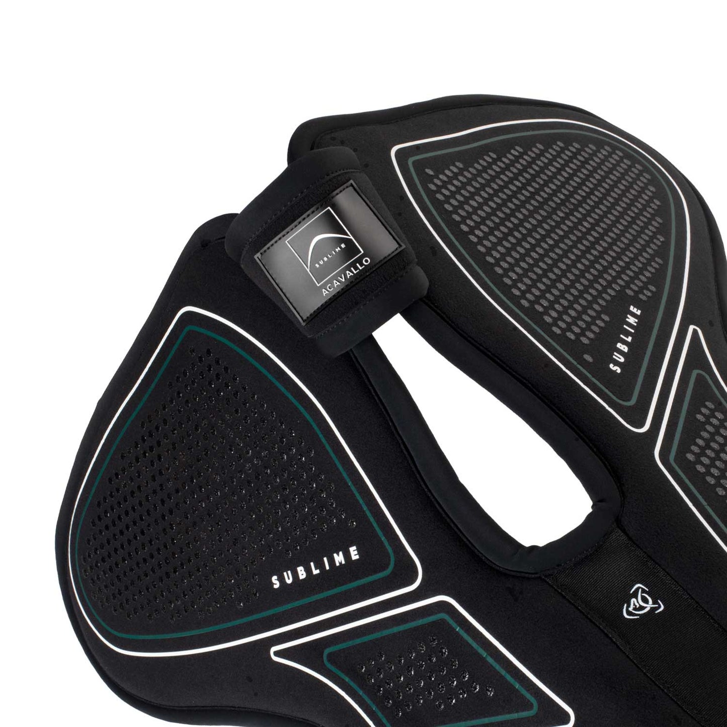 Acavallo Zero Impact Withers Free half pad zadelonderlegger zwart