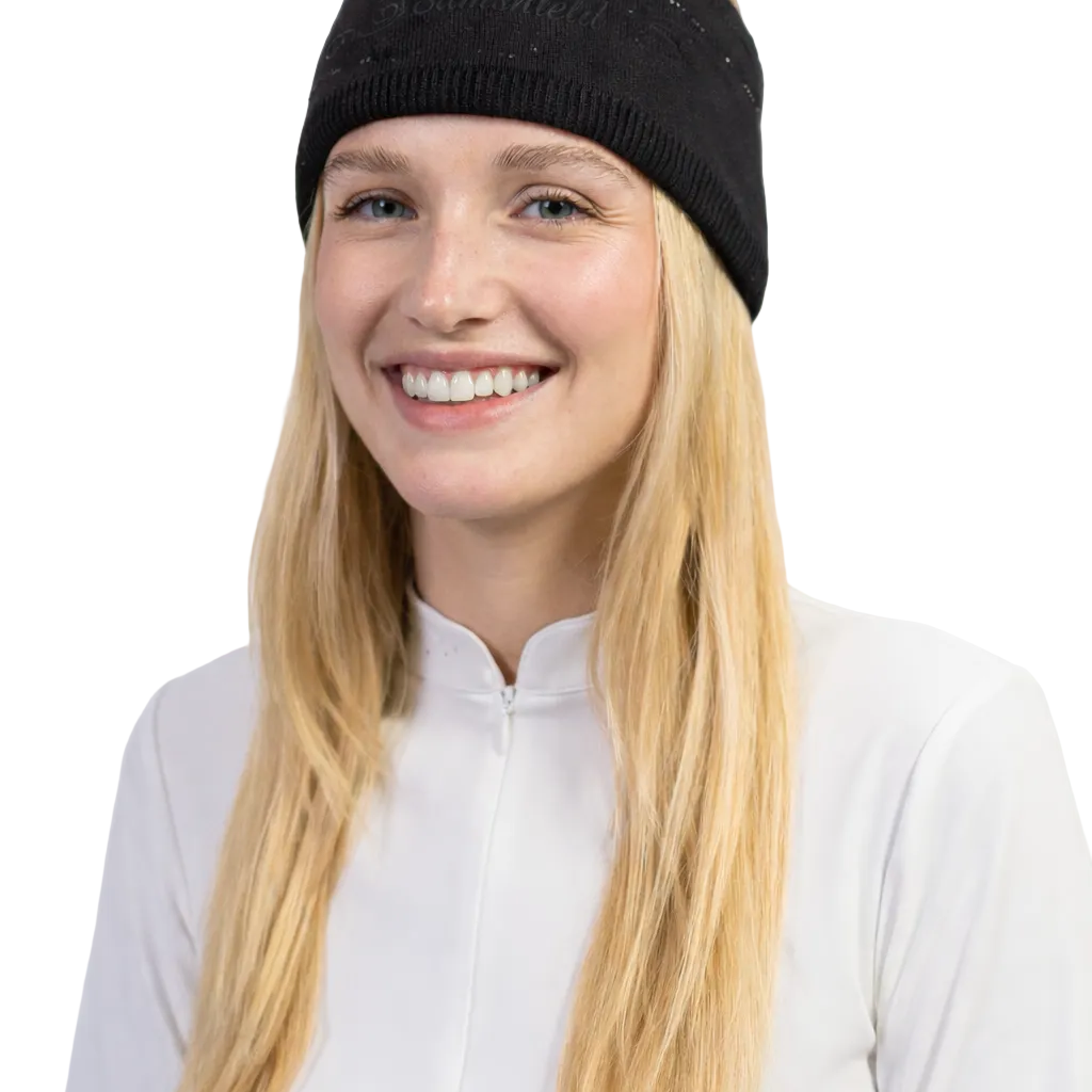 Samshield Hoofdband Amalie Script Zwart Zwart