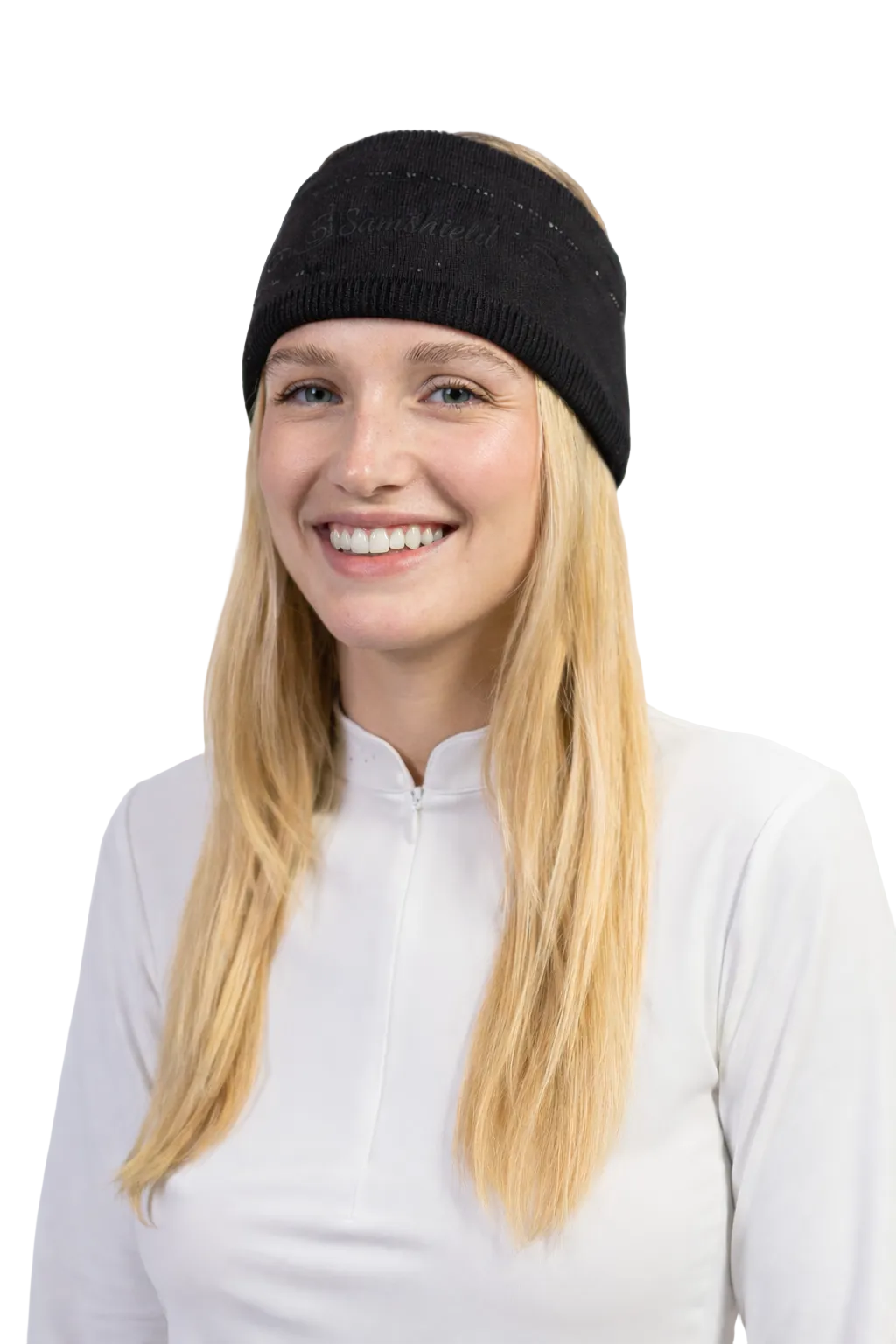 Samshield Hoofdband Amalie Script Zwart Zwart