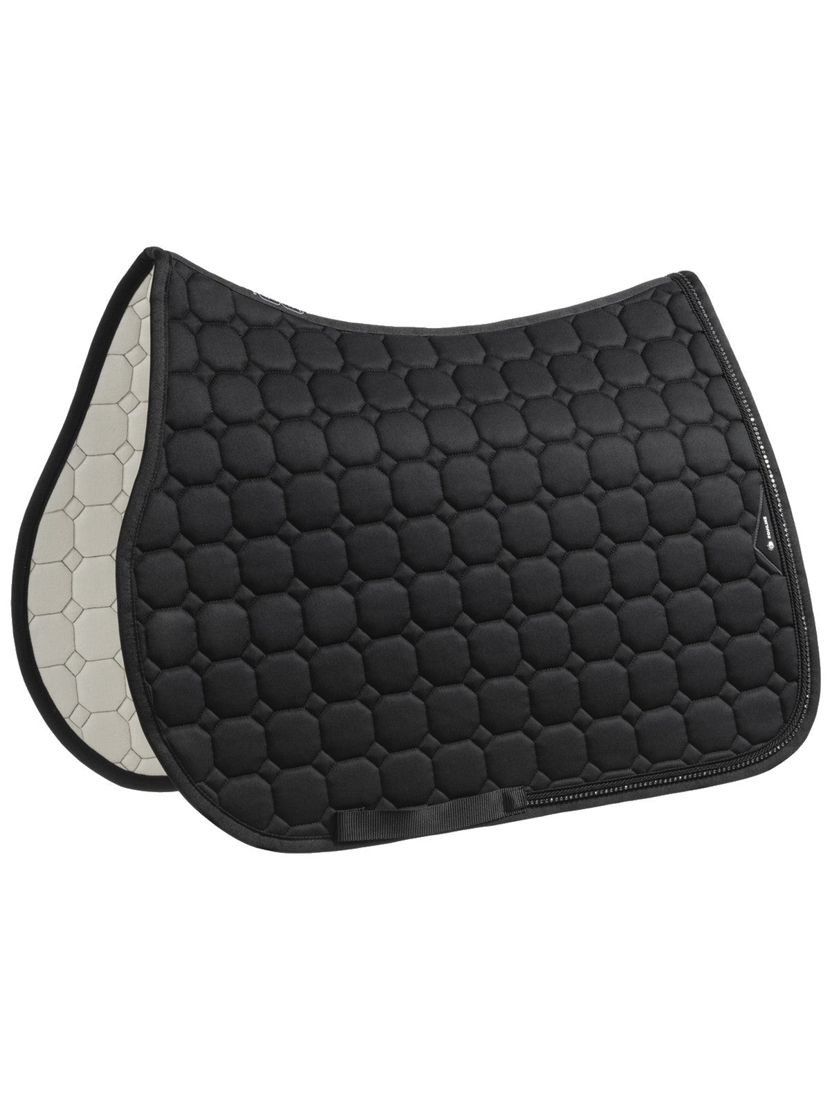 Equiline Zadeldekje Eqcrystaro Springen Zwart