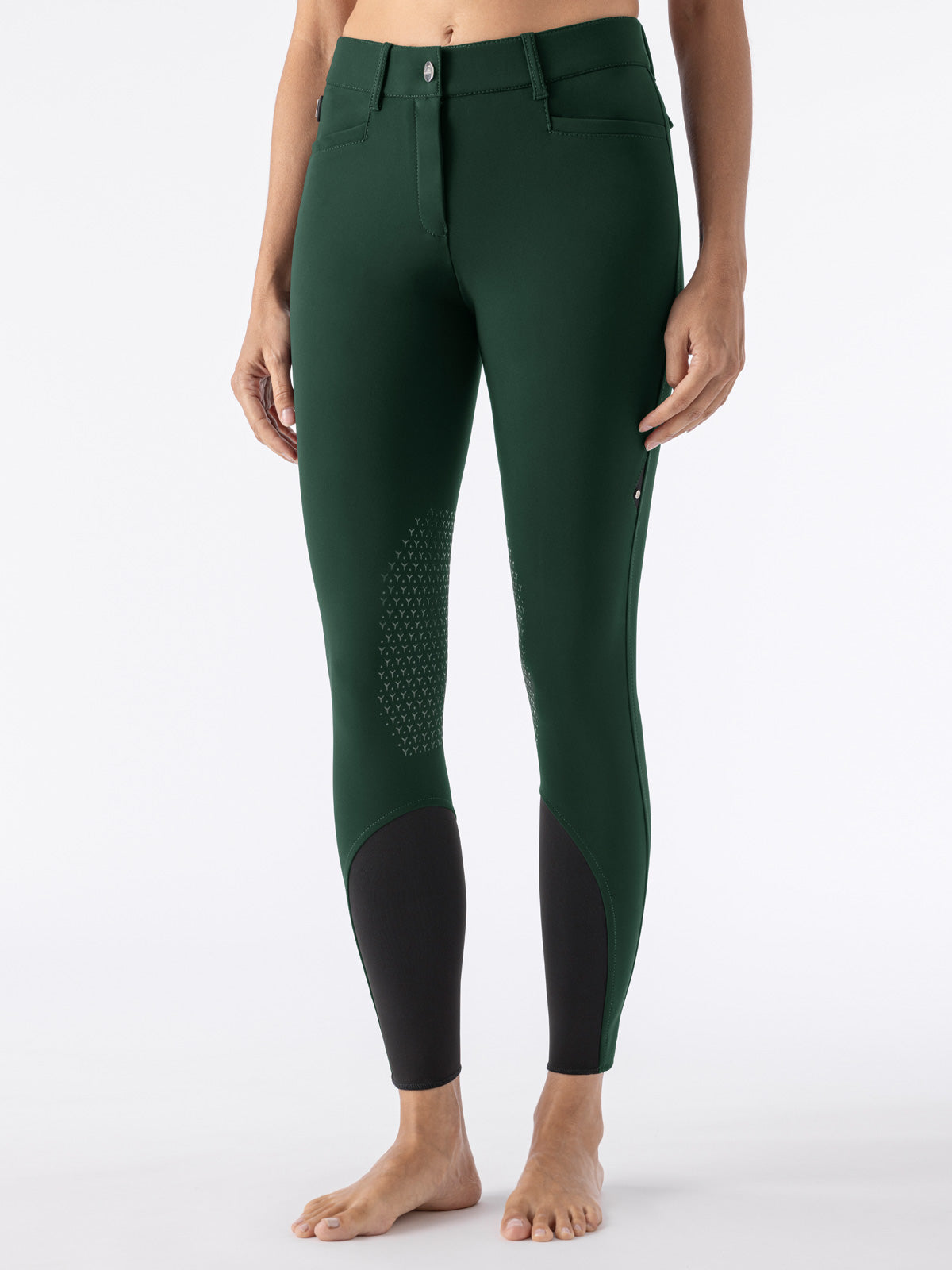Equiline rijbroek dames knie grip Atirk Summer Verde Verde