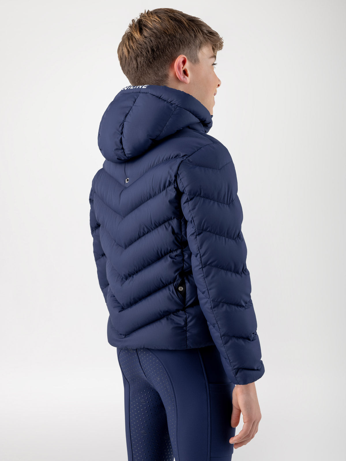 Equiline Gewatteerde Jas jongens Cino Navy