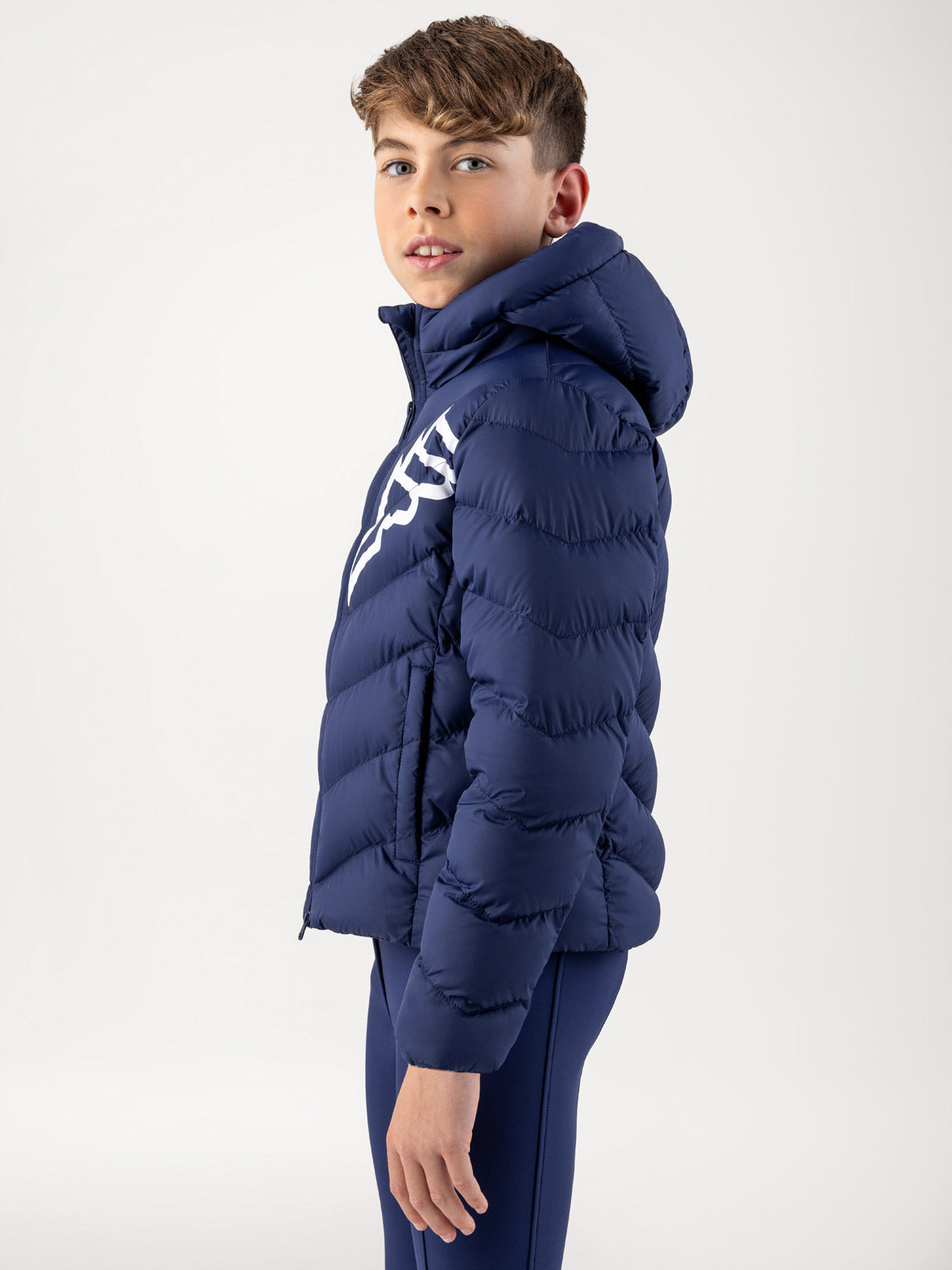 Equiline Gewatteerde Jas jongens Cino Navy