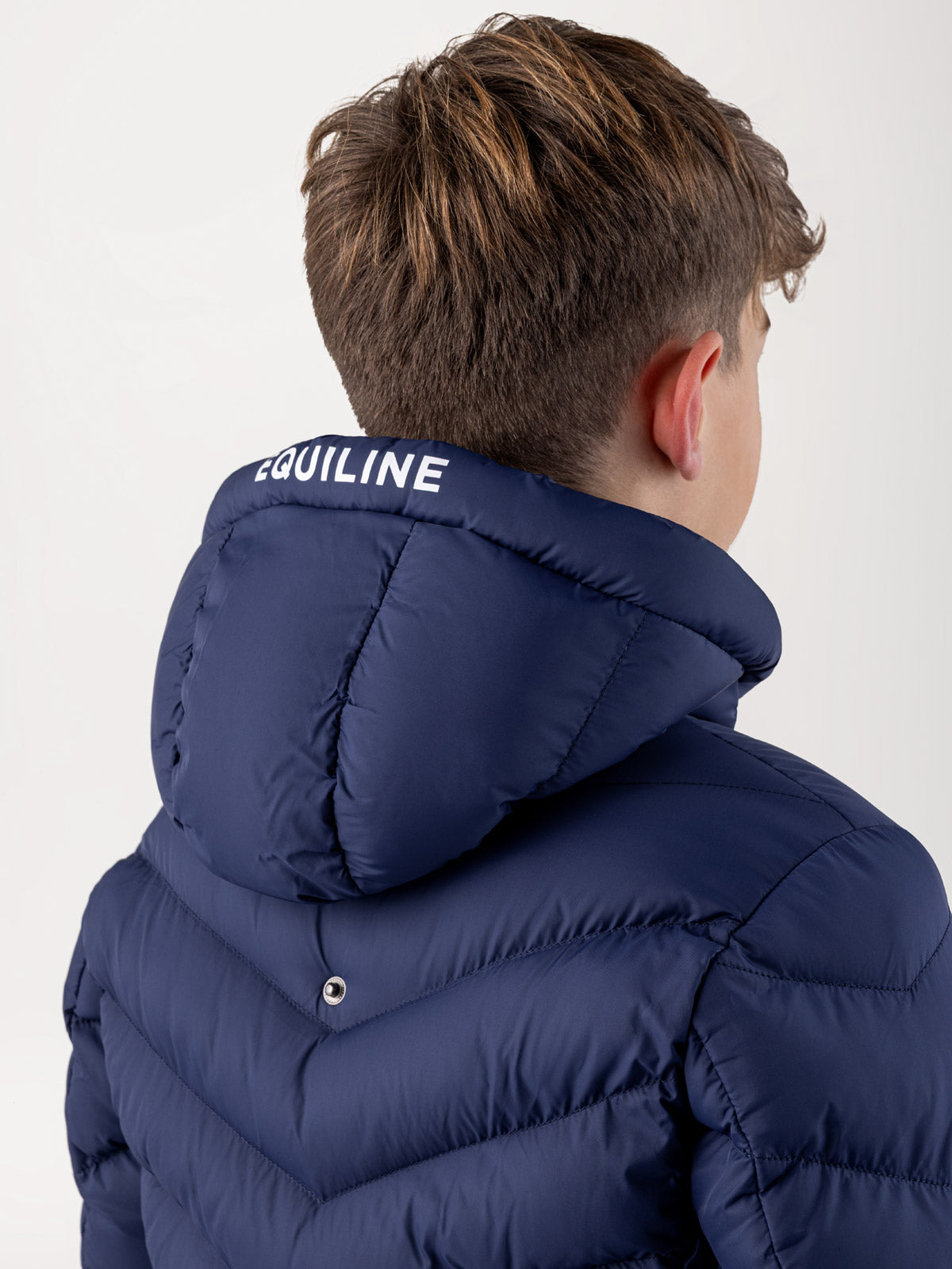 Equiline Gewatteerde Jas jongens Cino Navy