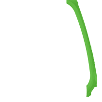 Flex-On Removable Arm set Iron S Stijgbeugels Groen