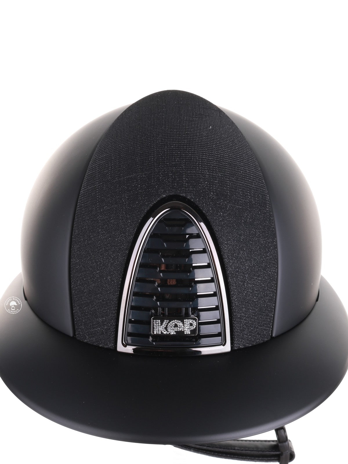 Kep Italia Paardrijhelm Cromo 2.0 Matt Polo Klep Zwart Mirror Black Frame Galassia Insert
