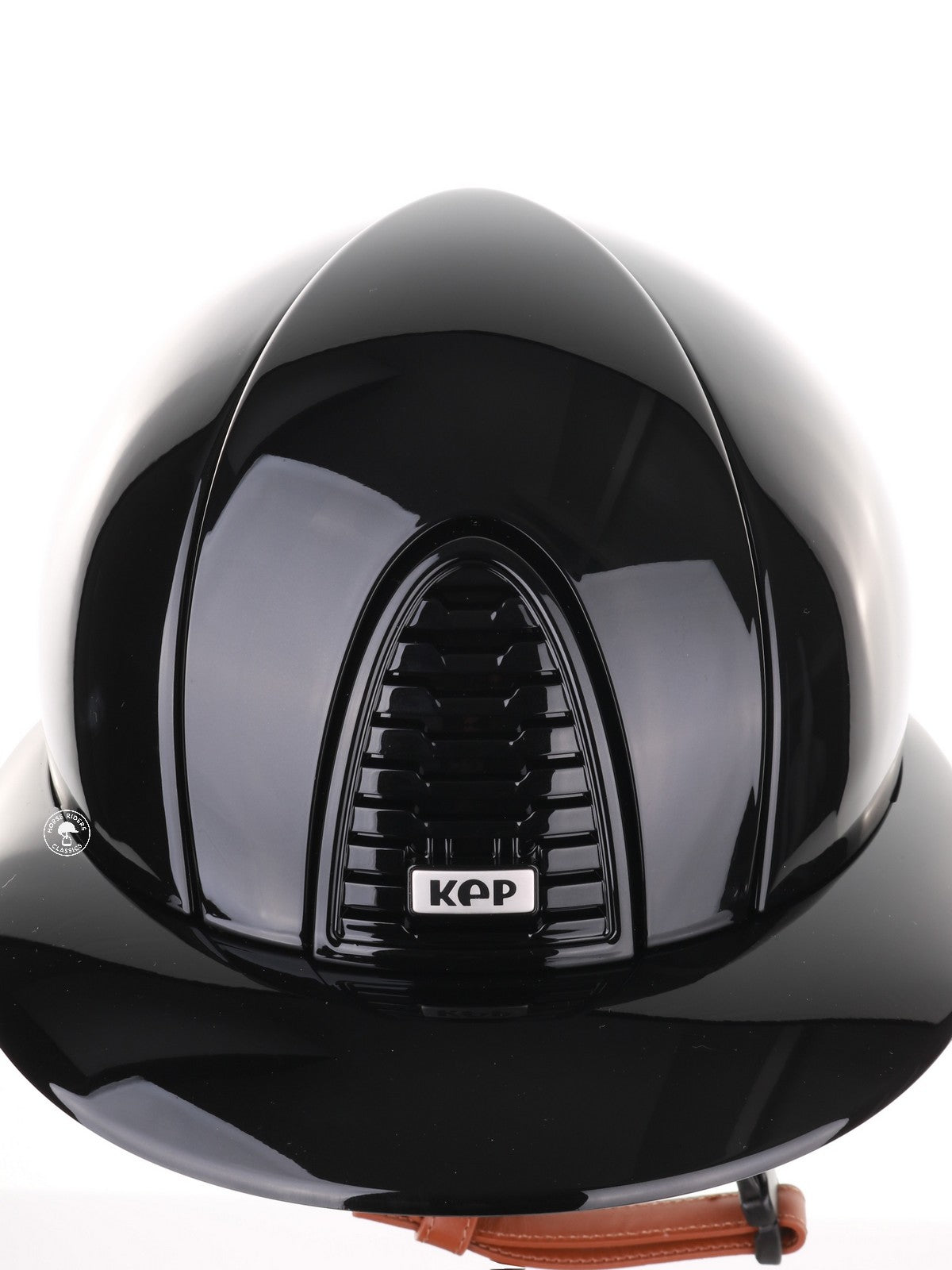 Casque Kep Italia Cromo 2.0 Polish Polo Noir Beige Jugulaire