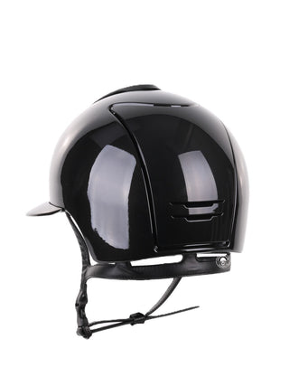Kep Italia Paardrijhelm Cromo 2.0 Shine Zwart Chrome Frame
