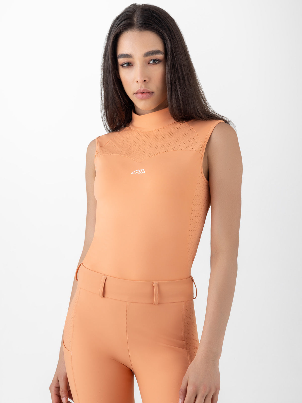 Equiline Trainingsshirt mouwloos dames Crevec Coral