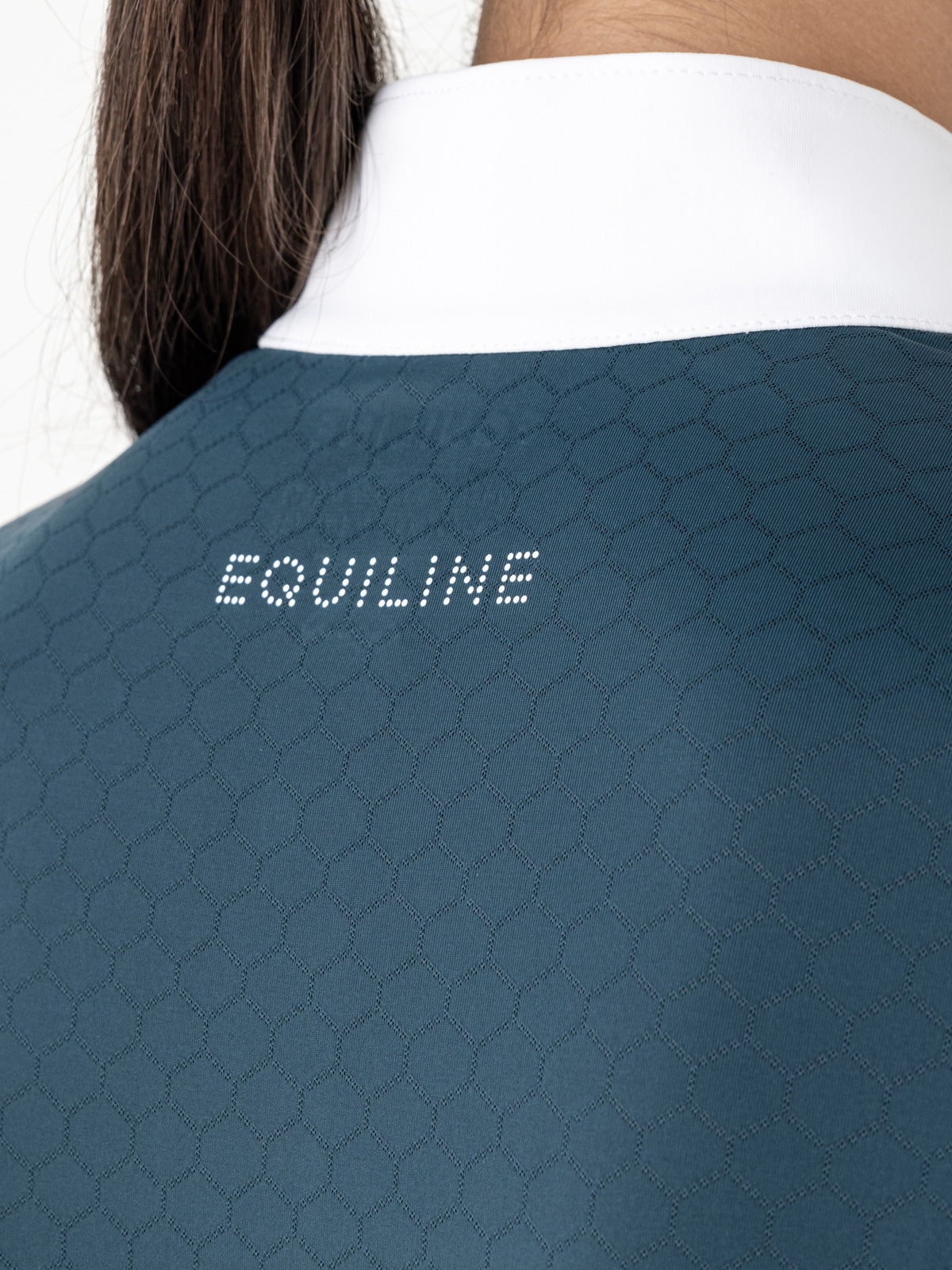 Chemise de concours Equiline manches longues femme Estock Legion Blue