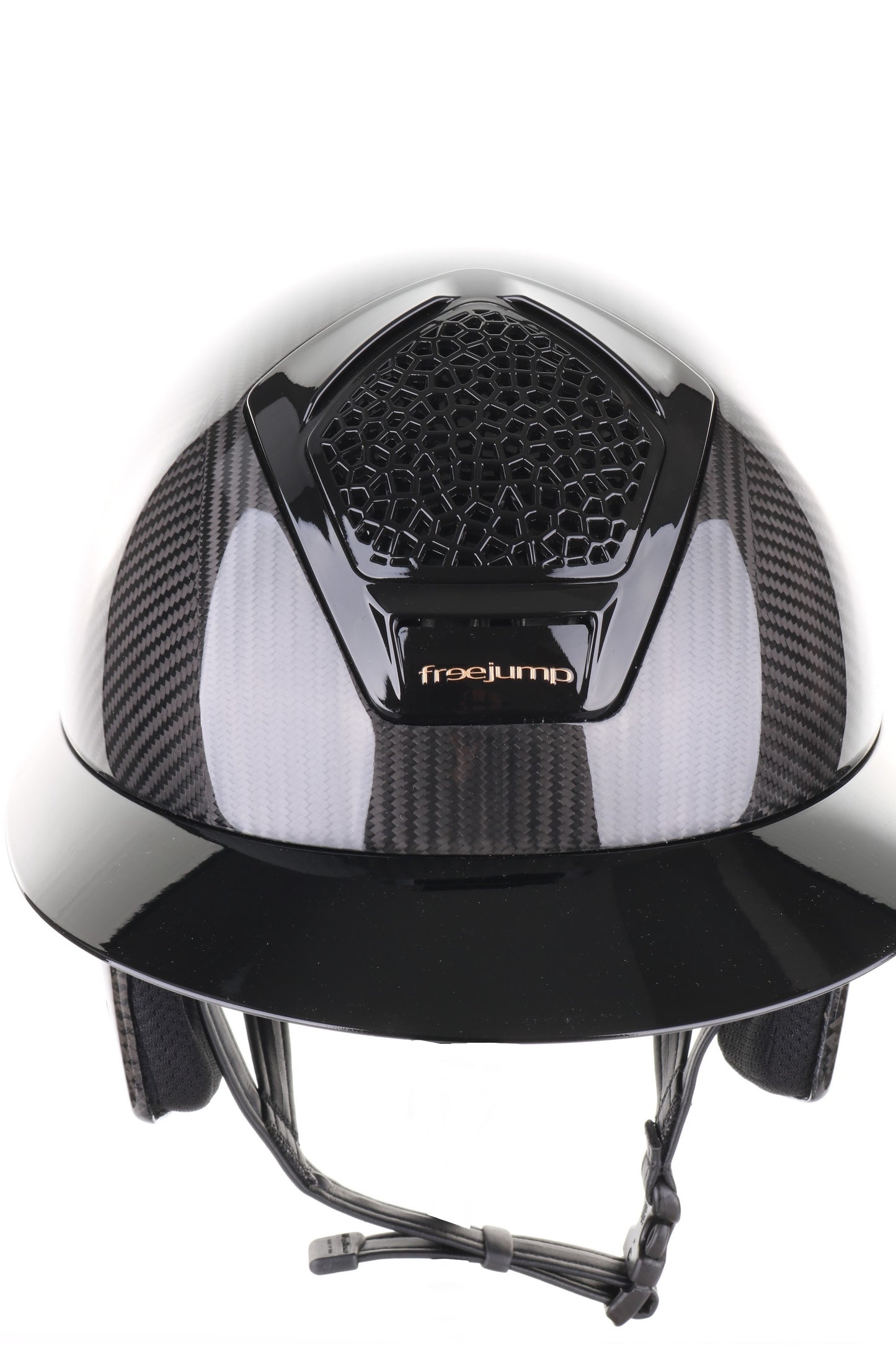 Freejump Helm Voronoï met Temple Protection Carbon Gloss Zwart