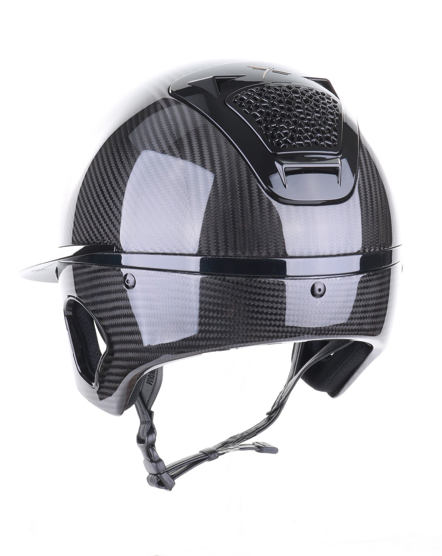 Freejump Helm Voronoï met Temple Protection Carbon Gloss Zwart