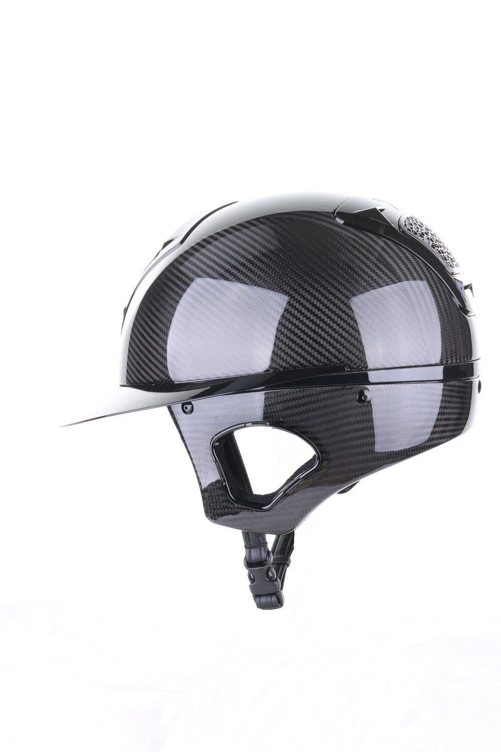 Freejump Helm Voronoï met Temple Protection Carbon Gloss Zwart