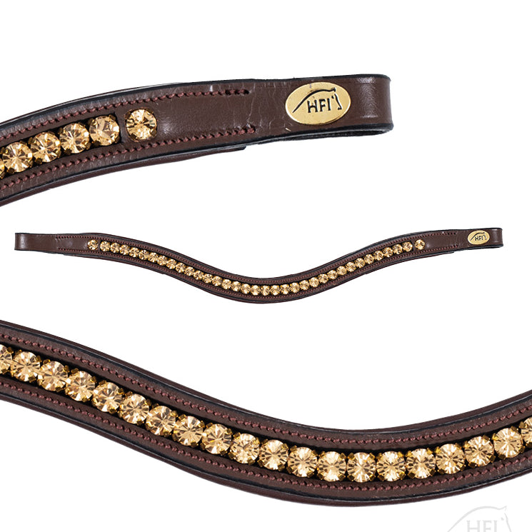HFI Frontriem Strass Padded Wave