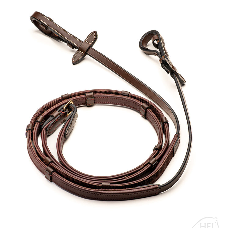 HFI Teugels Hunter met Leren Stops
