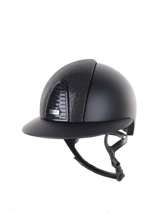 Kep Italia Paardrijhelm Cromo 2.0 Matt Polo Klep Zwart Glitter Black