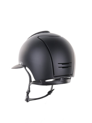 Kep Italia Paardrijhelm Cromo 2.0 Matt Polo Klep Zwart Glitter Black