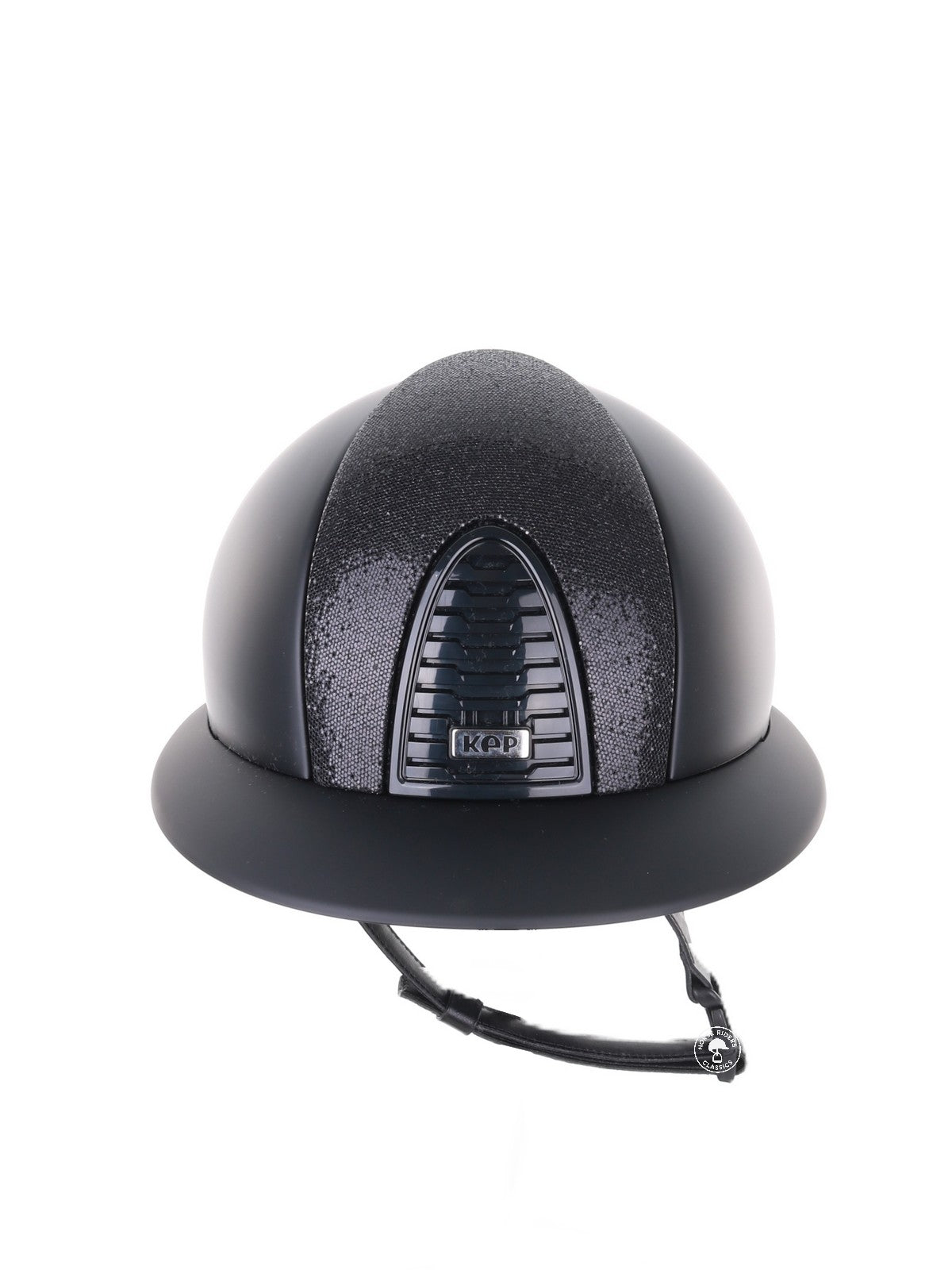Kep Italia Paardrijhelm Cromo 2.0 Matt Polo Klep Zwart Glitter Black