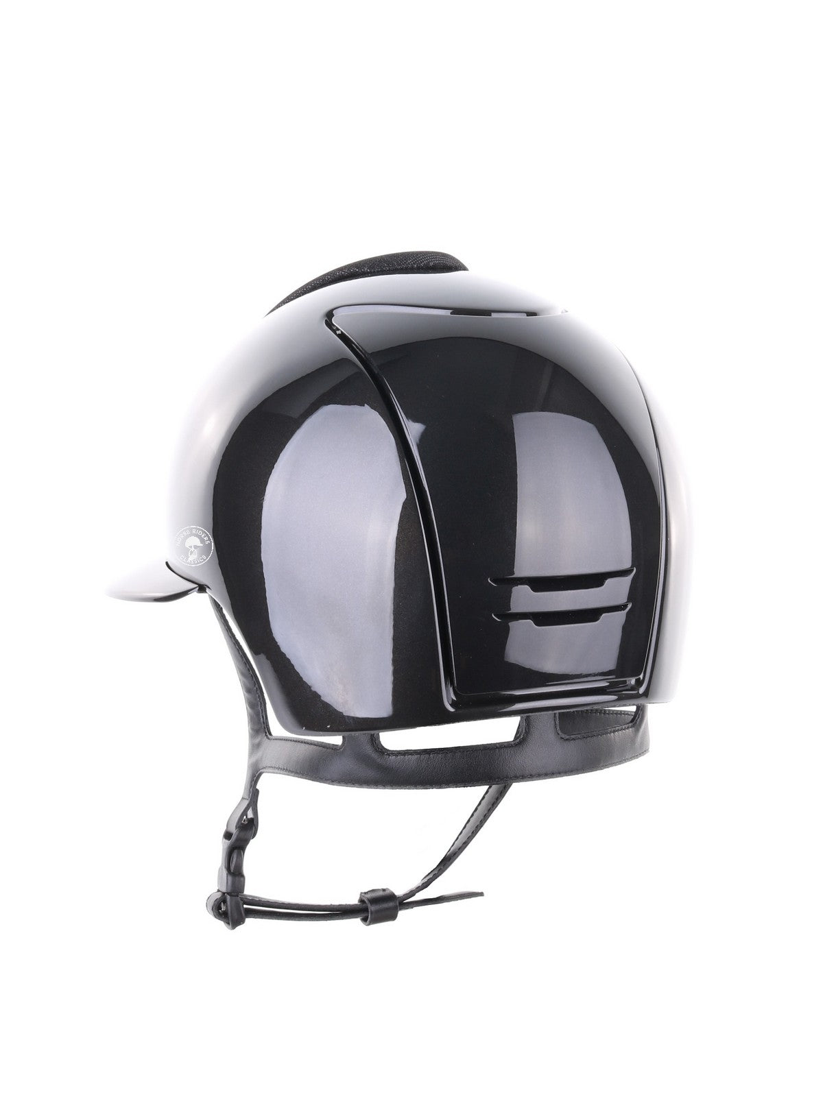 Kep Italia Paardrijhelm Cromo 2.0 Shine Polo Klep Zwart RAW Frame Galassia insert