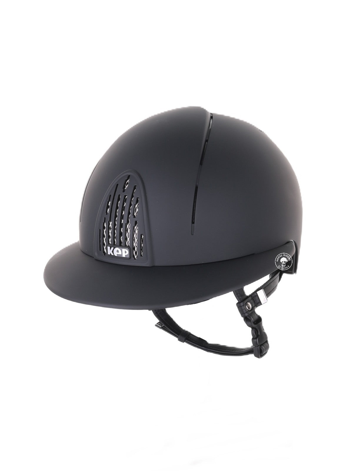 Kep Italia Paardrijhelm Smart Textile Polo Klep Zwart