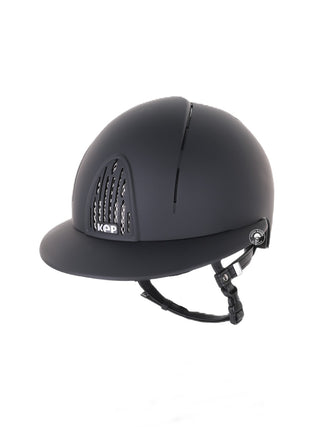 Kep Italia Paardrijhelm Smart Textile Polo Klep Zwart