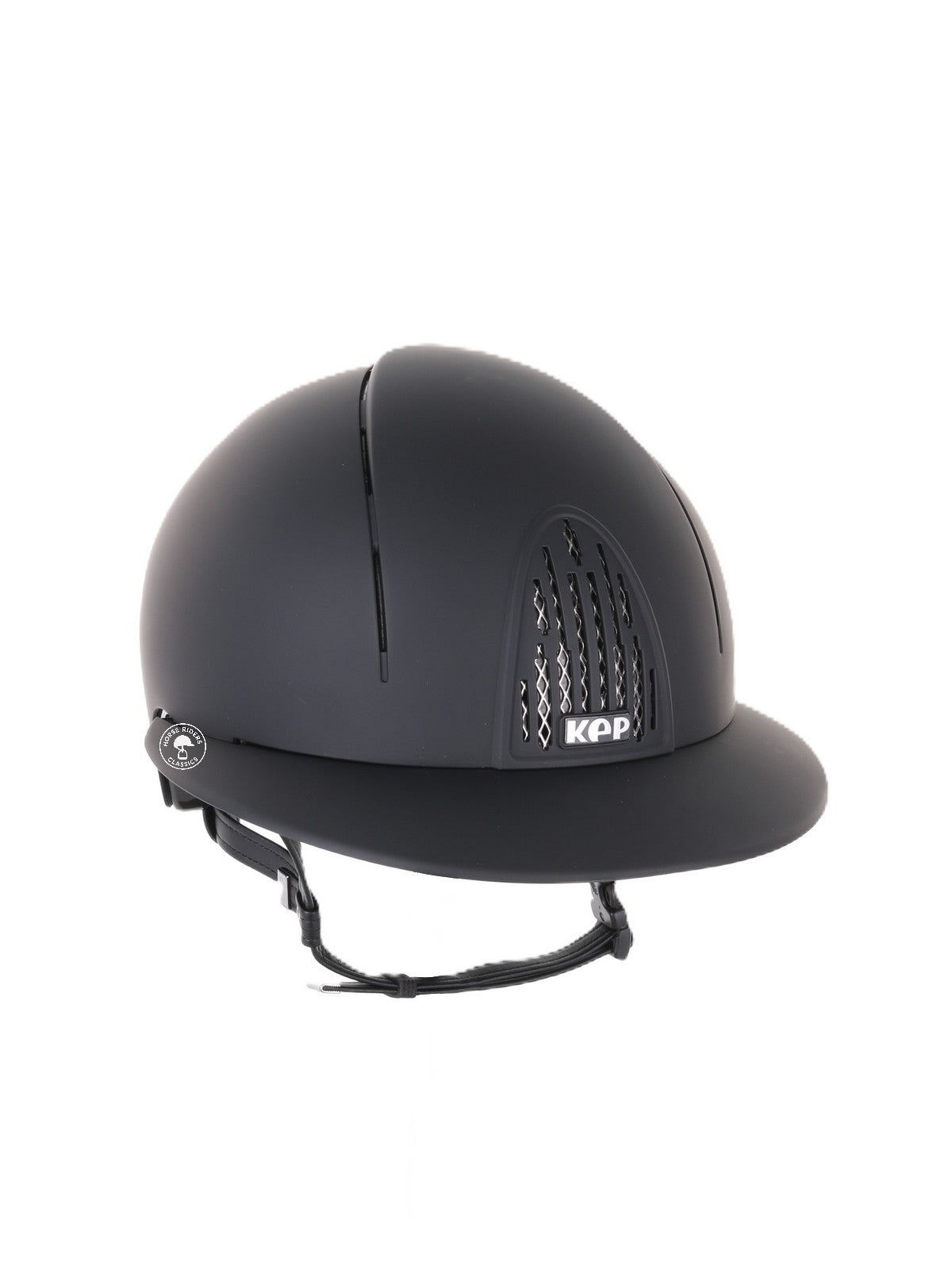 Kep Italia Paardrijhelm Smart Textile Polo Klep Zwart