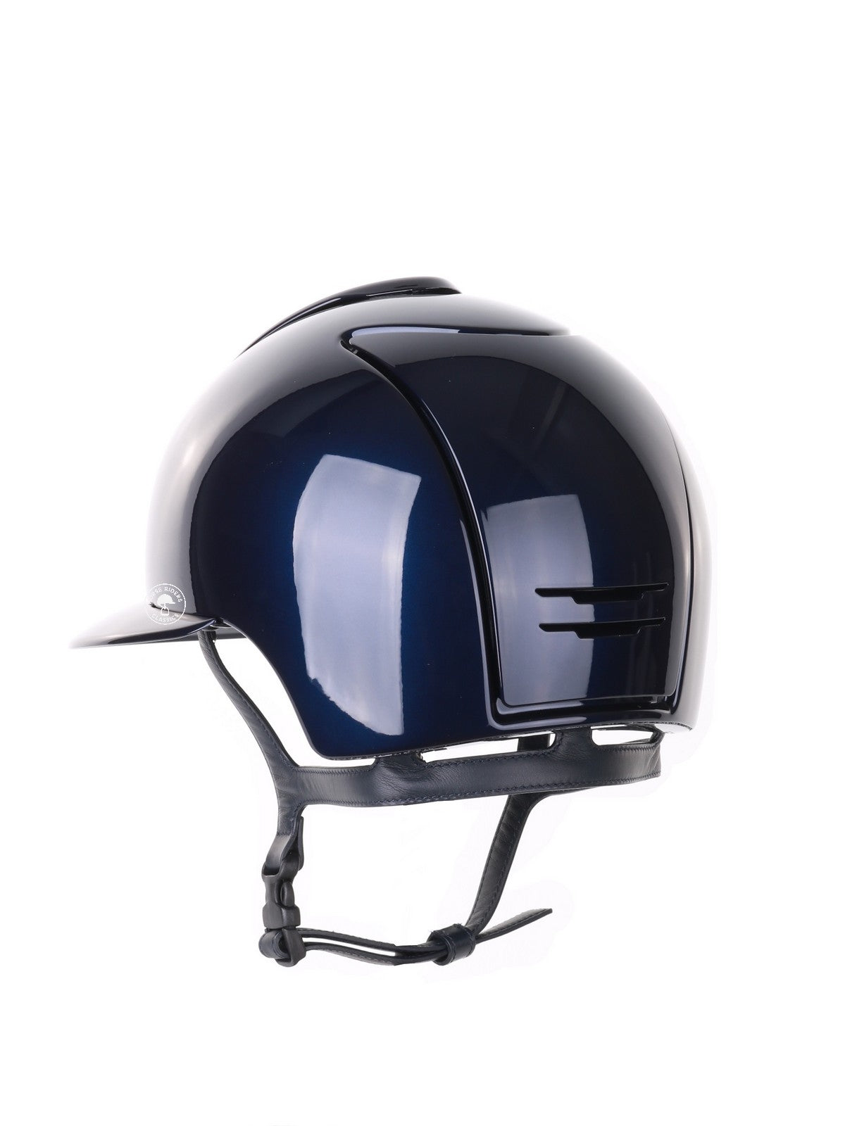 Kep Italia Paardrijhelm Cromo 2.0 Polish Polo Klep Blauw Swarovski Frame