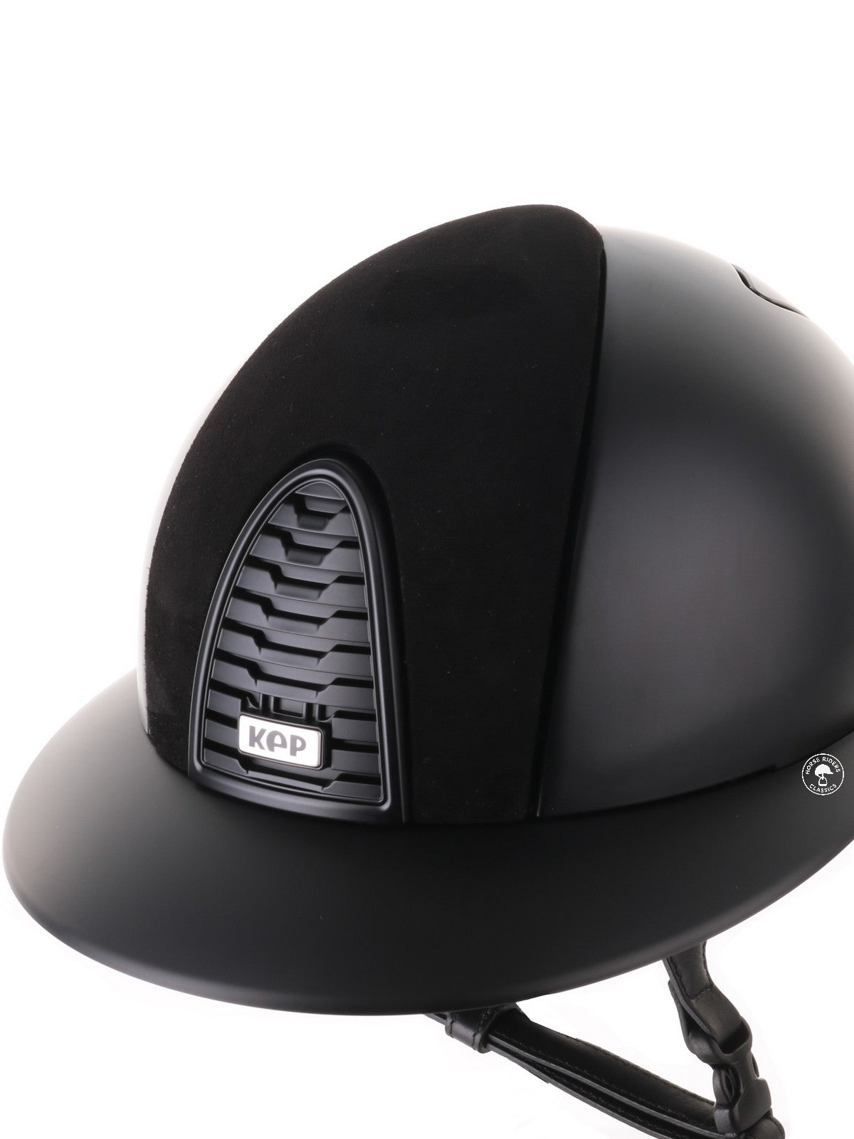 Casque Kep Italia Cromo 2.0 Textile Polo Noir Suede Insert