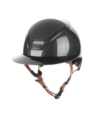 Kask Star Lady 2.0 Pure Shine Chrome Light Brown Chinstrap Zwart