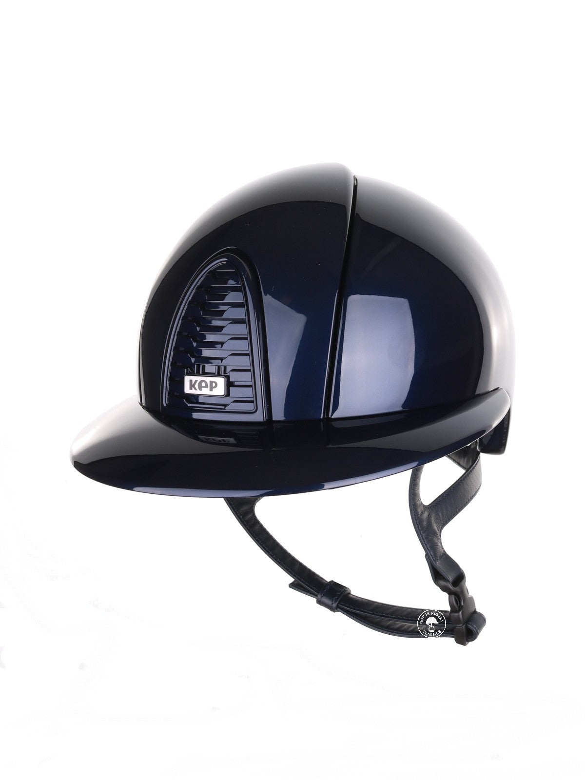 Kep Italia Paardrijhelm Cromo 2.0 Polish Polo Klep Blauw Blauw