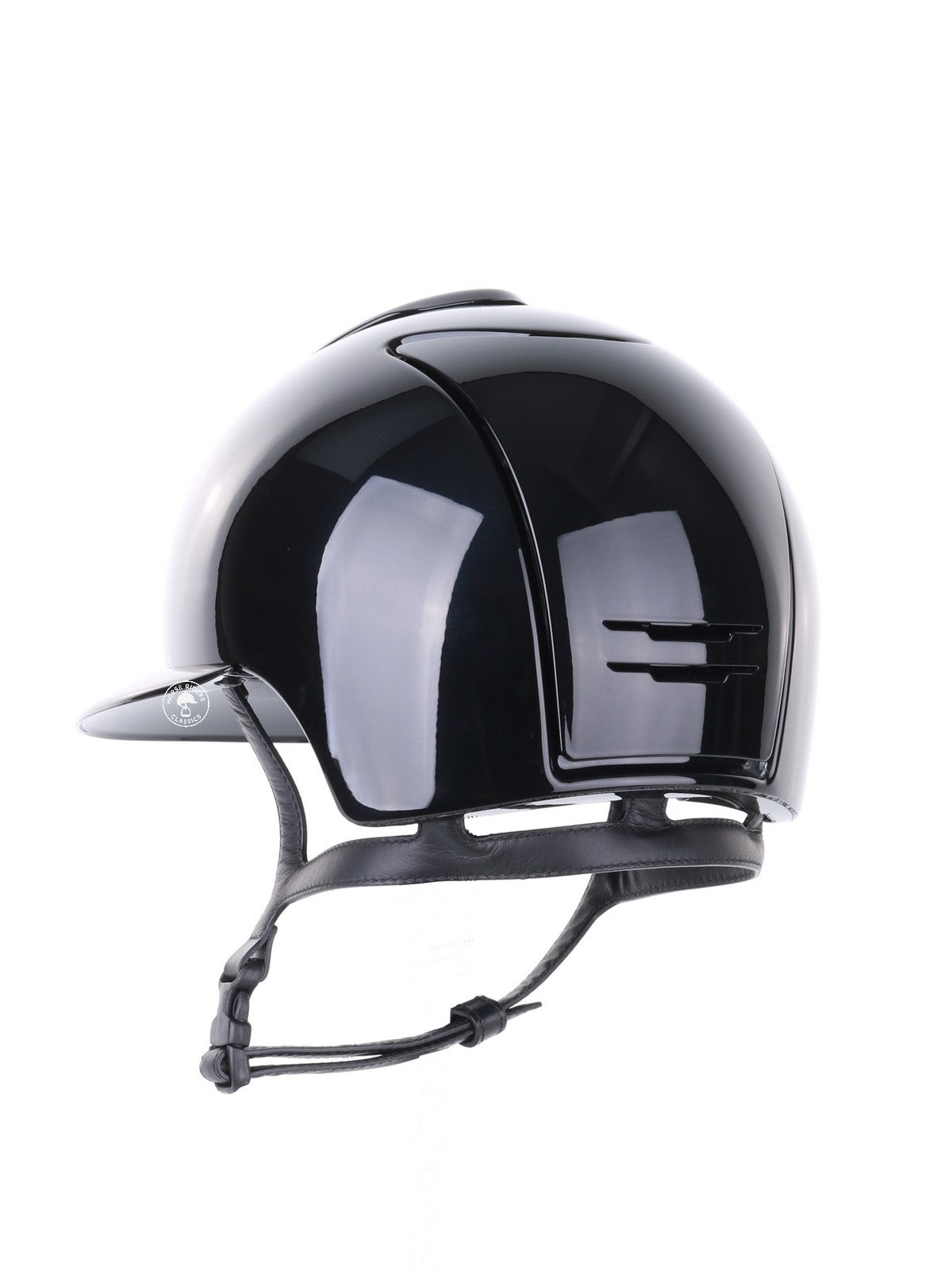 Kep Italia Paardrijhelm Cromo 2.0 Polish Polo Klep Zwart Swarovski Frame