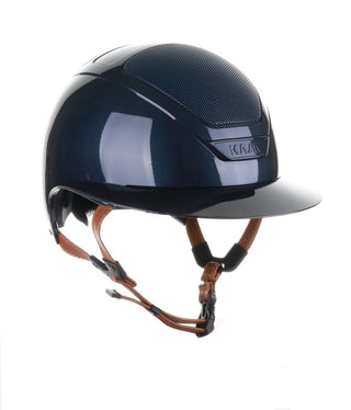 Kask Star Lady 2.0 Pure Shine Chrome Light Brown Chinstrap Atlantic Blue