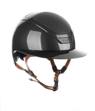 Kask Star Lady 2.0 Pure Shine Chrome Light Brown Chinstrap Zwart