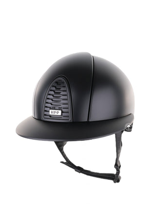 Kep Italia Paardrijhelm Cromo 2.0 Textile Polo Klep Zwart
