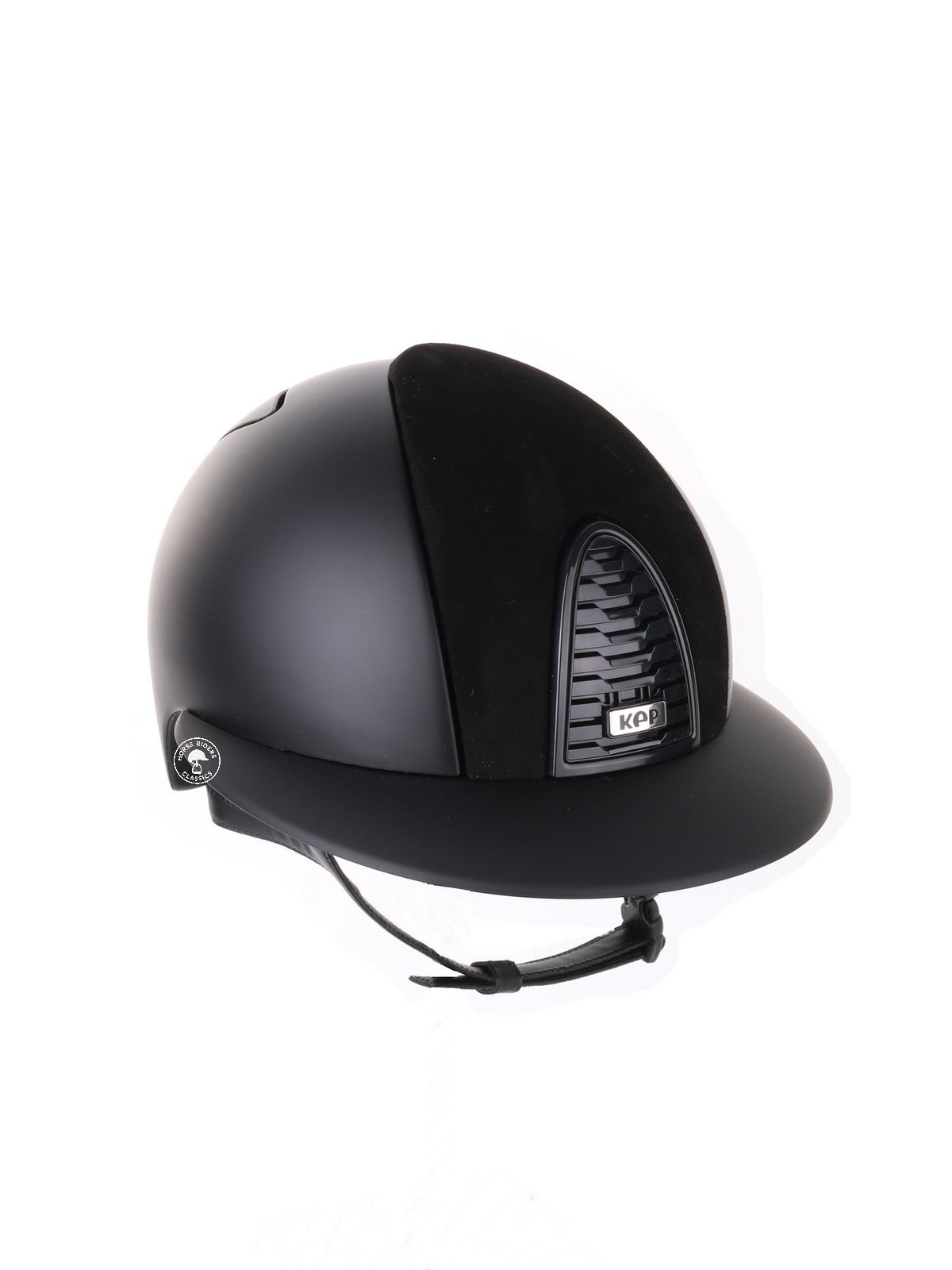 Kep Italia Paardrijhelm Cromo 2.0 Matt Polo Klep Zwart Suede Insert