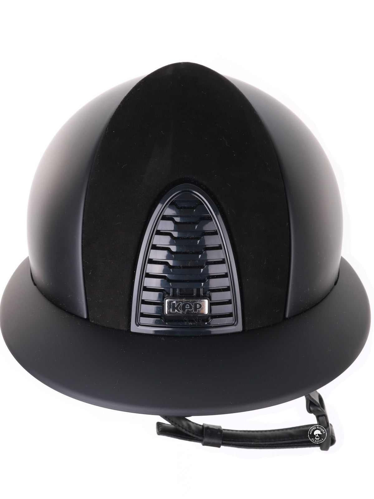 Kep Italia Paardrijhelm Cromo 2.0 Matt Polo Klep Zwart Suede Insert