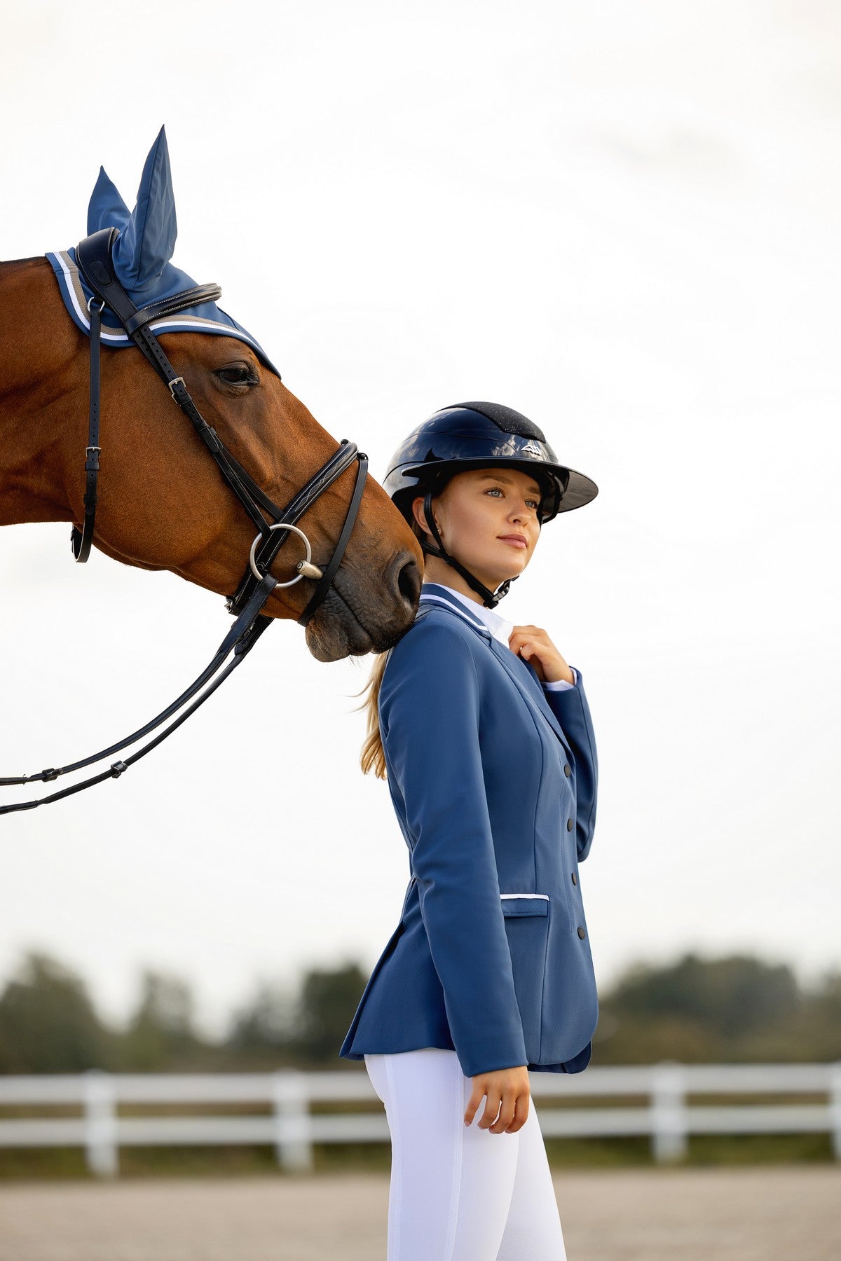 Equiline Wedstrijdjasje dames Ebony Dark Denim