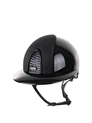 Kep Italia Paardrijhelm Cromo 2.0 Polish Polo Klep Zwart Luminor Insert
