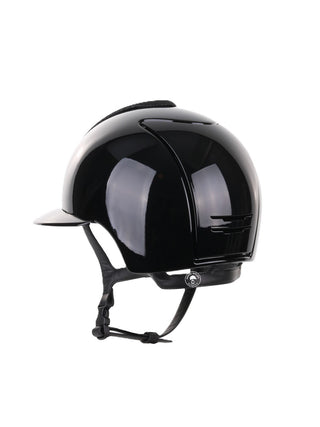 Kep Italia Paardrijhelm Cromo 2.0 Polish Polo Klep Zwart Luminor Insert