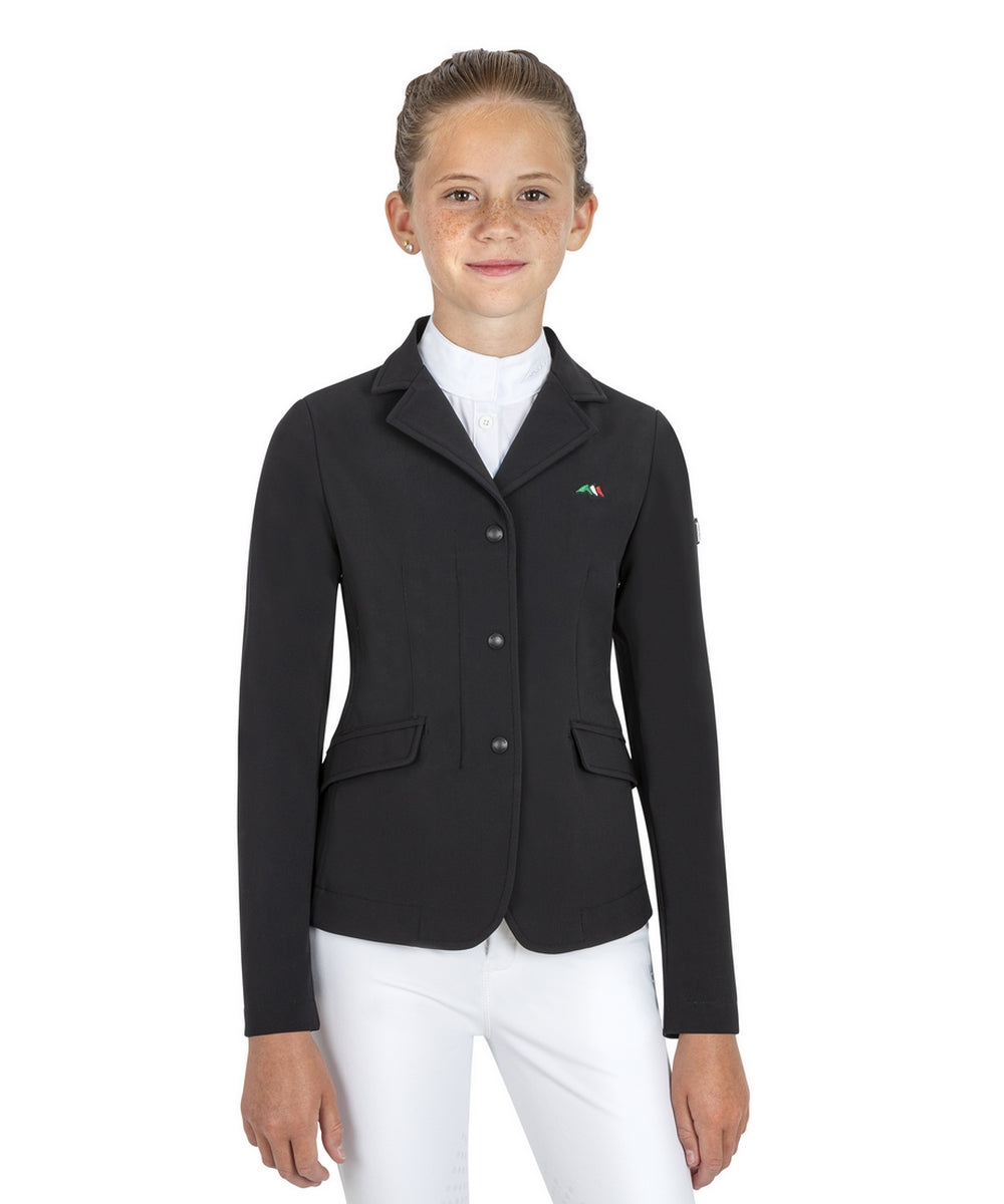 Equiline wedstrijdjasje meisjes Carolink blauw