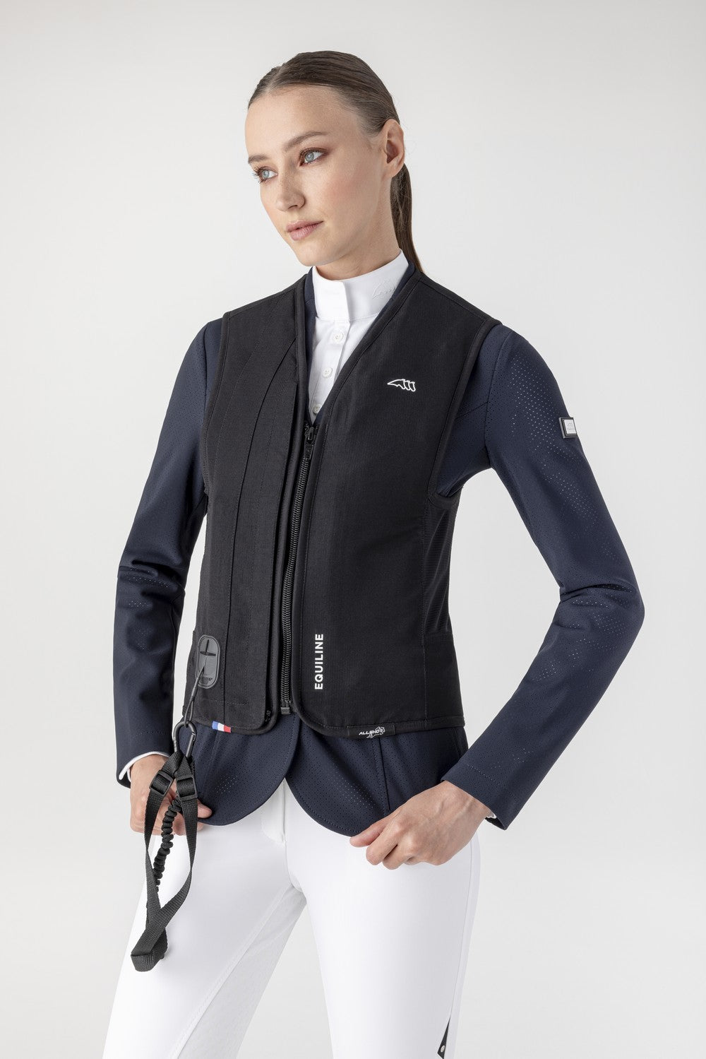 Equiline airbagvest unisex Belair Zwart